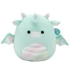 Squishmallows Squishmallows>50 cm Fuzz A Mallows Joey the Mint Dragon