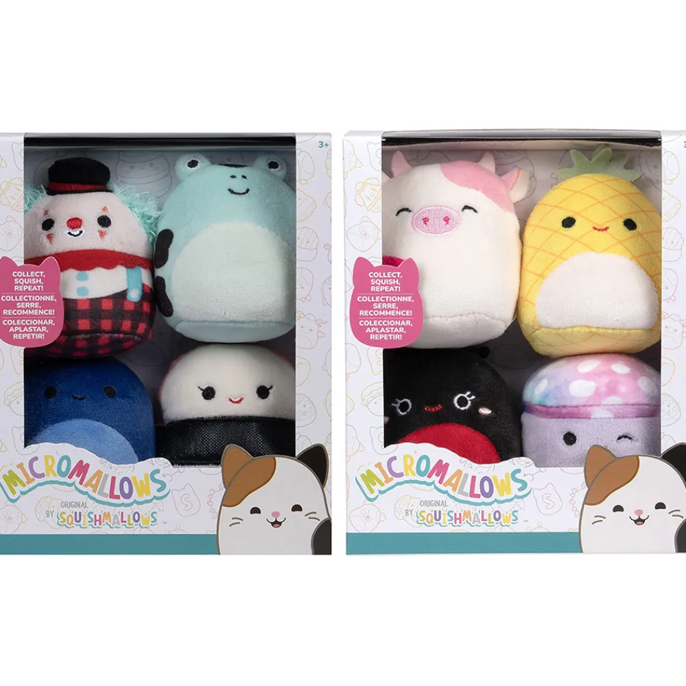 Squishmallows Squishmallows>Micromallows 6 cm 4-pk