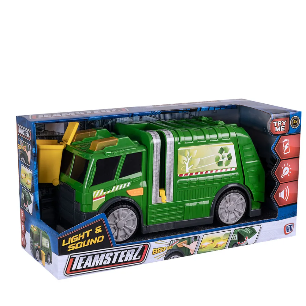 Teamsterz Lekebiler>Lyd og lys - Søppelbil 25 cm