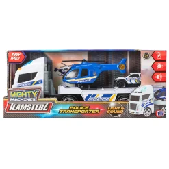Teamsterz Lastebil, Gravemaskin Og Traktor | Utrykningskjøretøy>Politi Transporter 40cm
