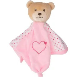 Tinka Babyplysj>Baby - Koseklut Bamse Rosa 28x28 cm