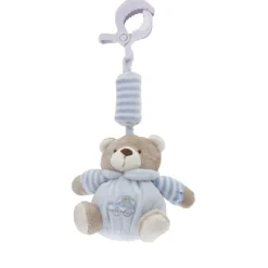 Tinka Rangler | Babyplysj>Baby - Rangle Bamse Blå m/klype