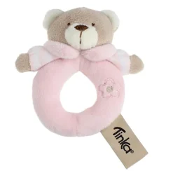 Tinka Rangler | Babyplysj>Baby - Rangle Bamse Rosa 10 cm