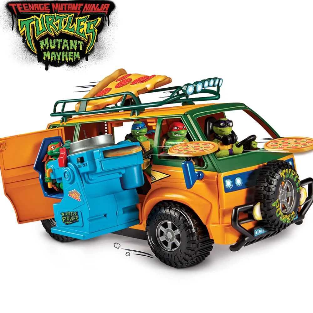 RINGO Actionfigurer | Teenage Mutant Ninja Turtles>Turtles Mutant Mayhem - Pizza Fire Delivery Van
