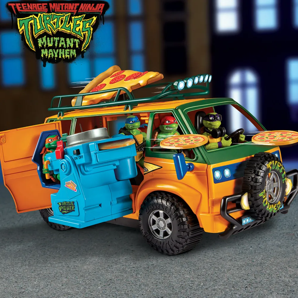 RINGO Actionfigurer | Teenage Mutant Ninja Turtles>Turtles Mutant Mayhem - Pizza Fire Delivery Van