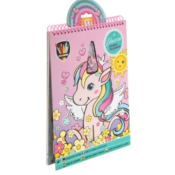 RINGO Male- Og Aktivitetsbøker>Unicorn Farge- og Sticker-bok A4