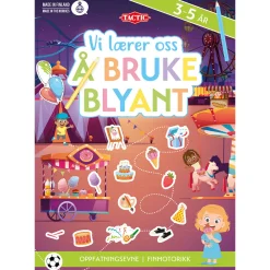 TacTic Bøker | Male- Og Aktivitetsbøker>Vi lærer oss å bruke blyant