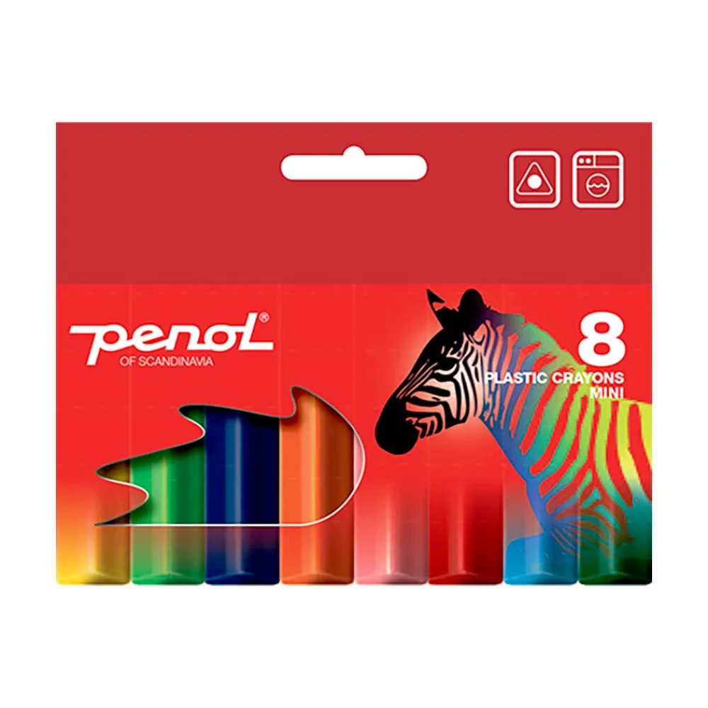 Penol Fargeblyanter Og Maling>Voksfarger Mini Jumbo 8