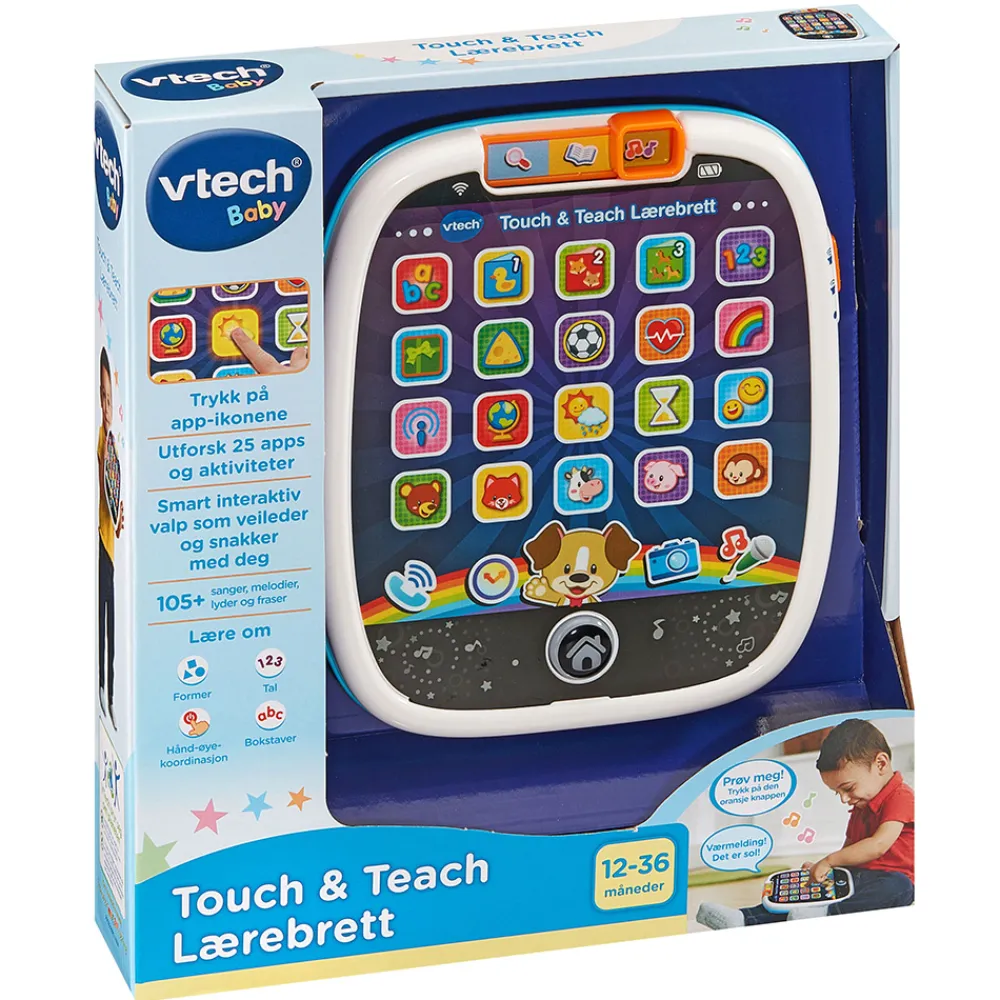 VTech Aktivitetsleker>Touch & Teach Tablet NO