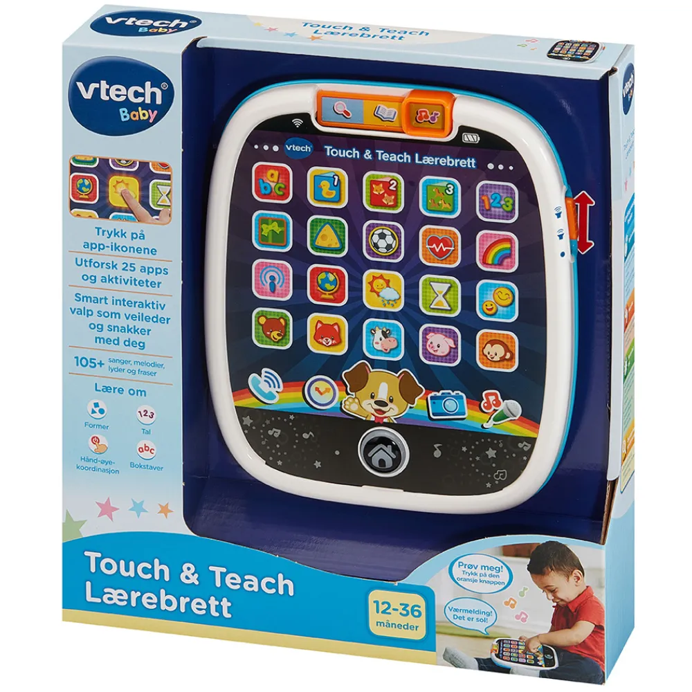 VTech Aktivitetsleker>Touch & Teach Tablet NO